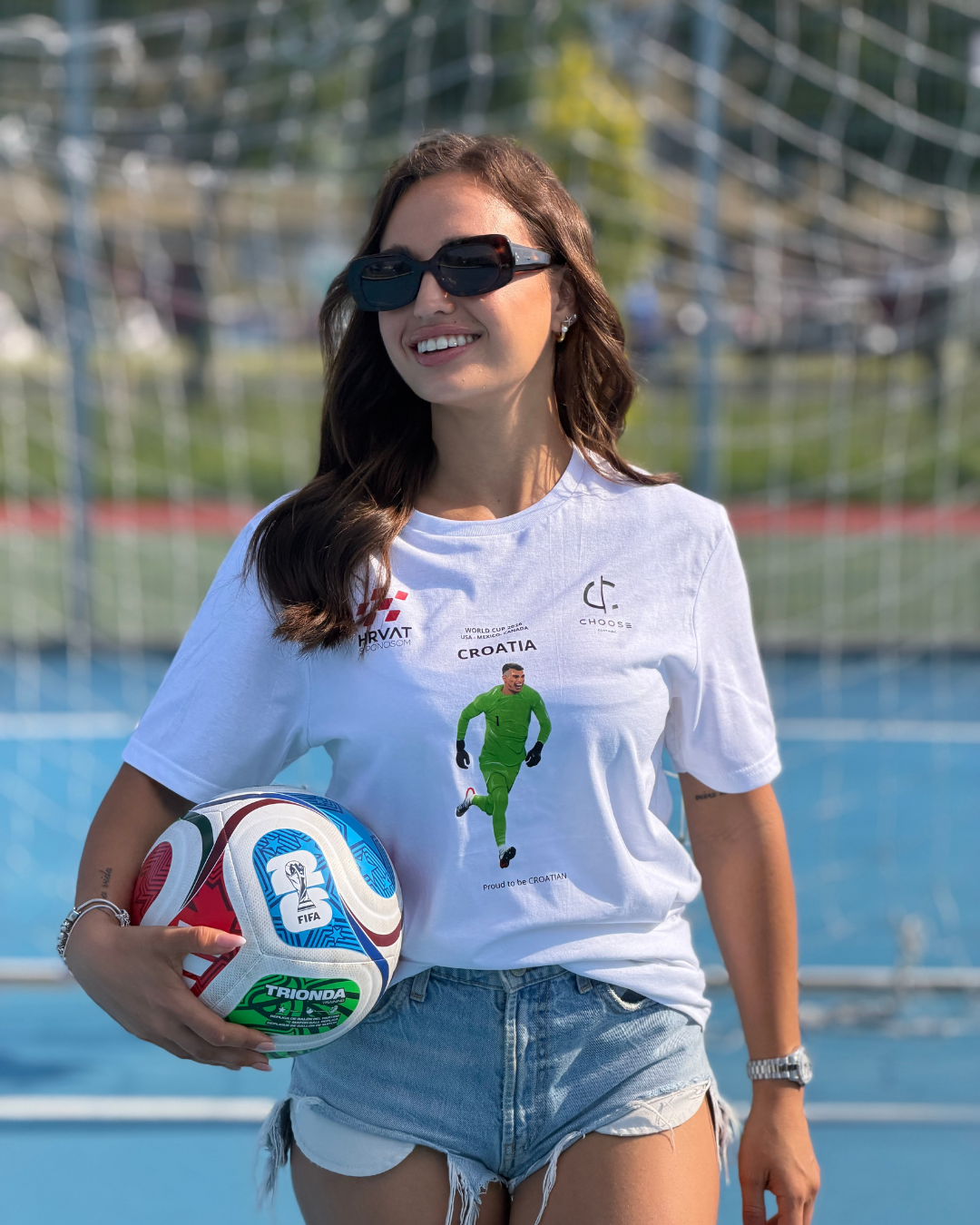 UNISEX DL WORLD CUP  WHITE T-SHIRT