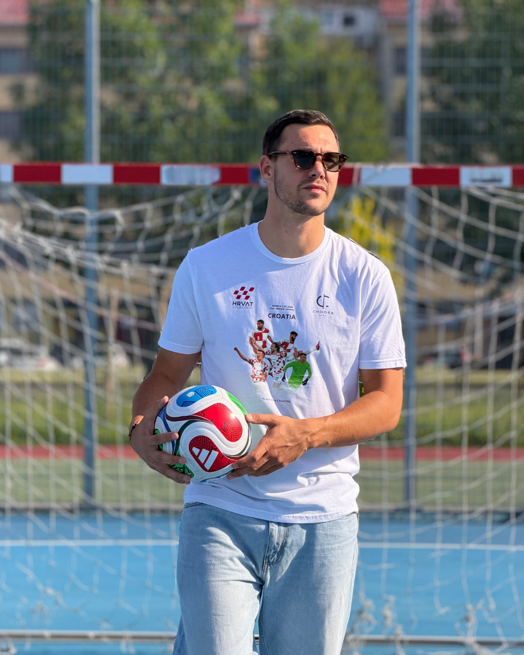 UNISEX FAMILY WORLD CUP  WHITE T-SHIRT