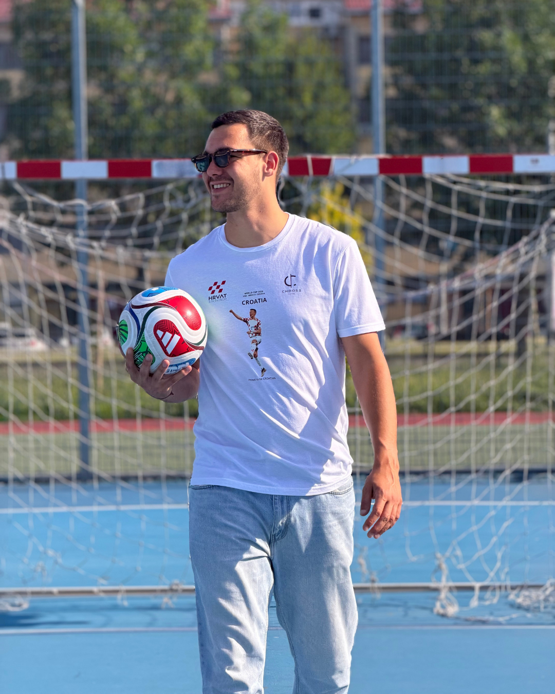 UNISEX IP WORLD CUP  WHITE T-SHIRT