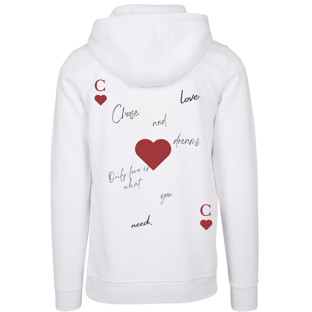 MEN HEART HOODIE