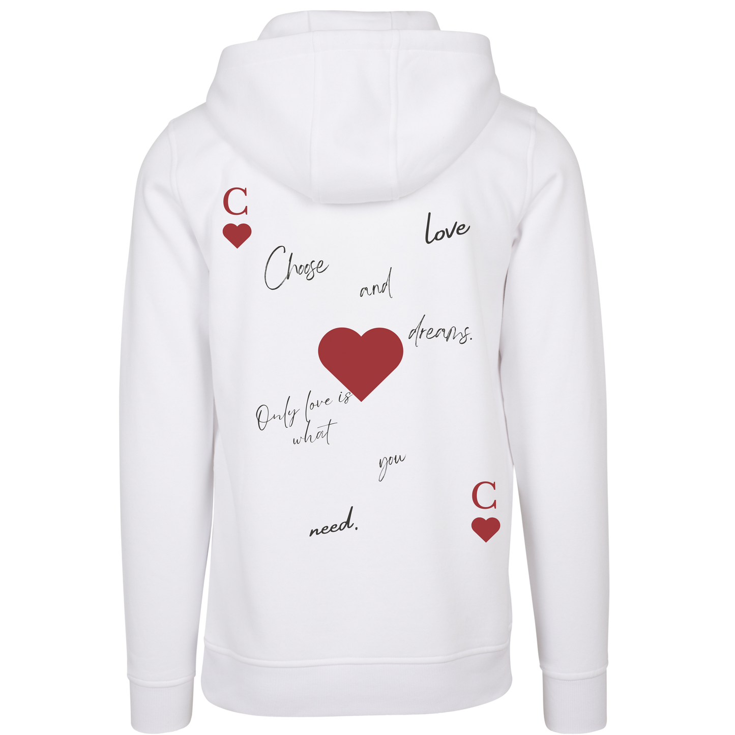 MEN HEART HOODIE