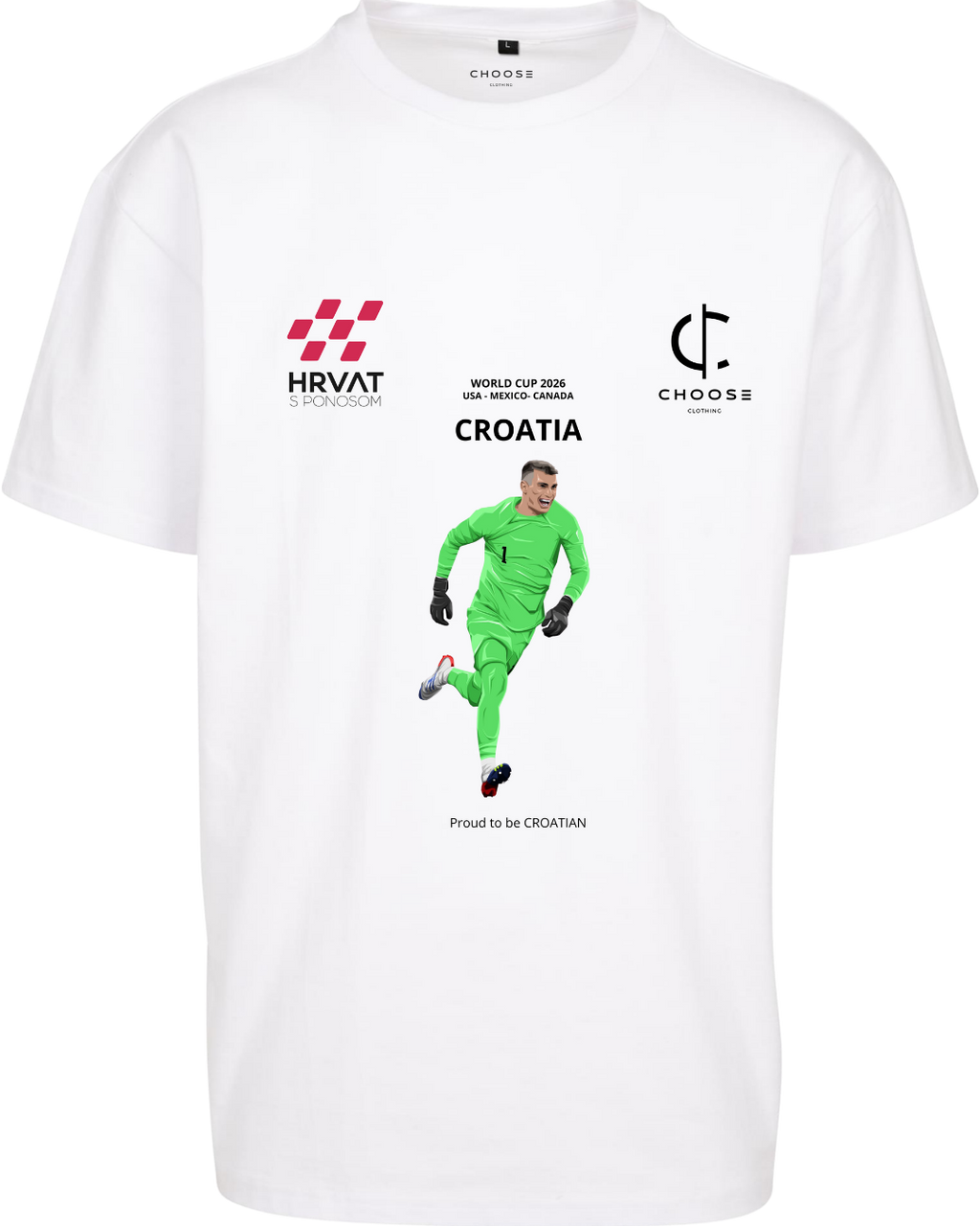 UNISEX DL WORLD CUP  WHITE T-SHIRT