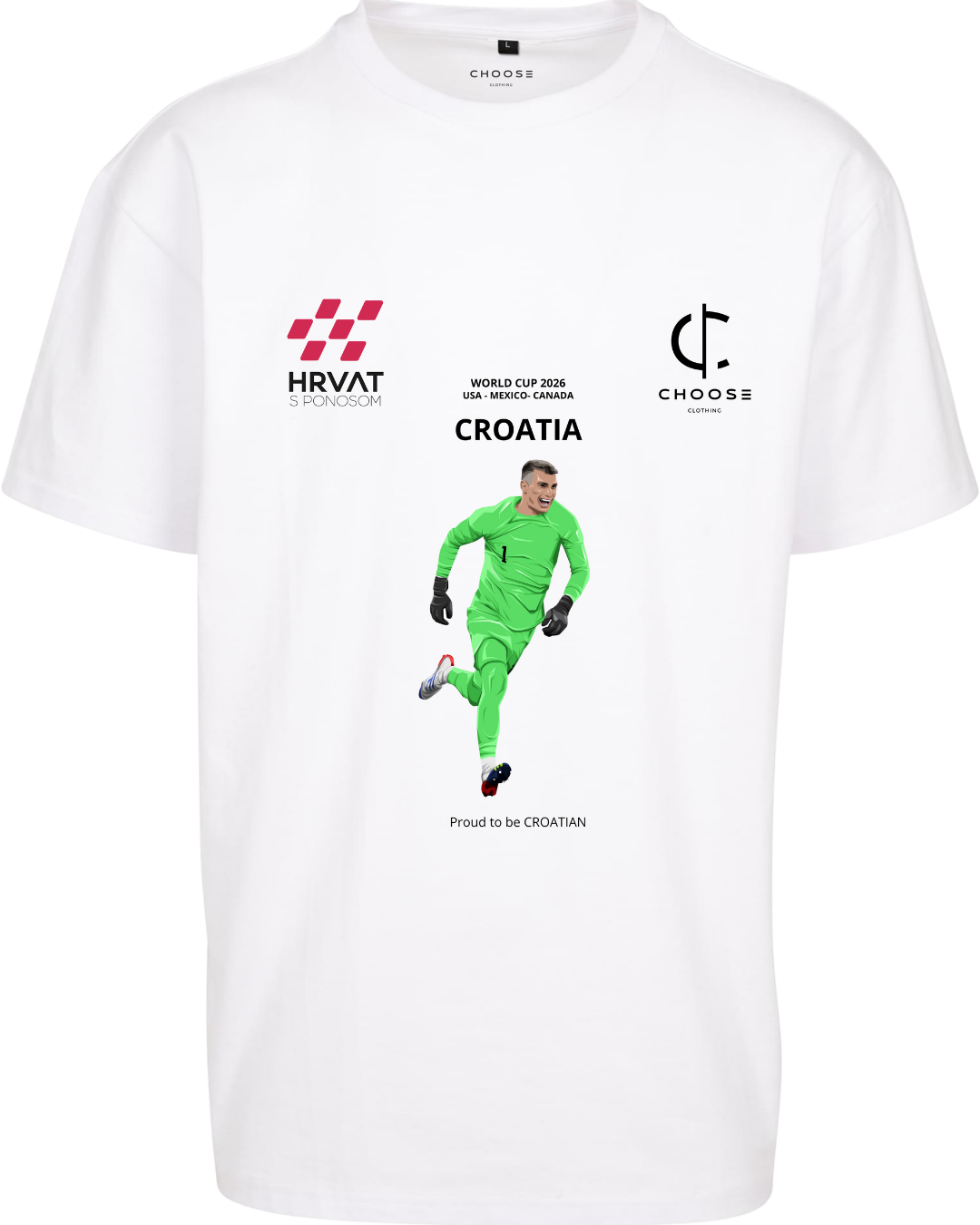 UNISEX DL WORLD CUP  WHITE T-SHIRT