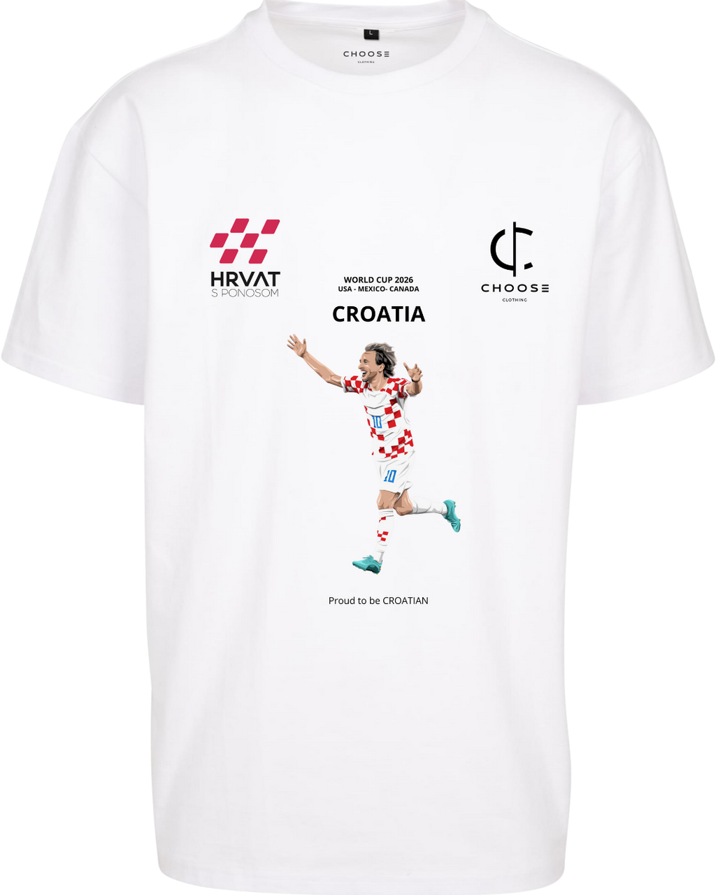 UNISEX LM WORLD CUP  WHITE T-SHIRT