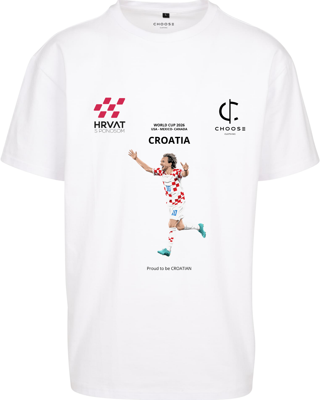 UNISEX LM WORLD CUP  WHITE T-SHIRT