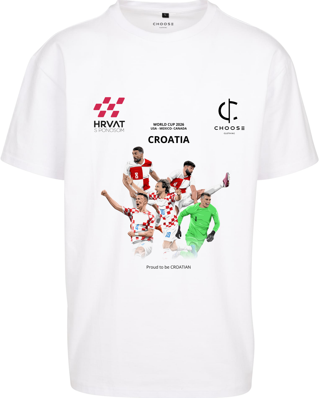 UNISEX FAMILY WORLD CUP  WHITE T-SHIRT