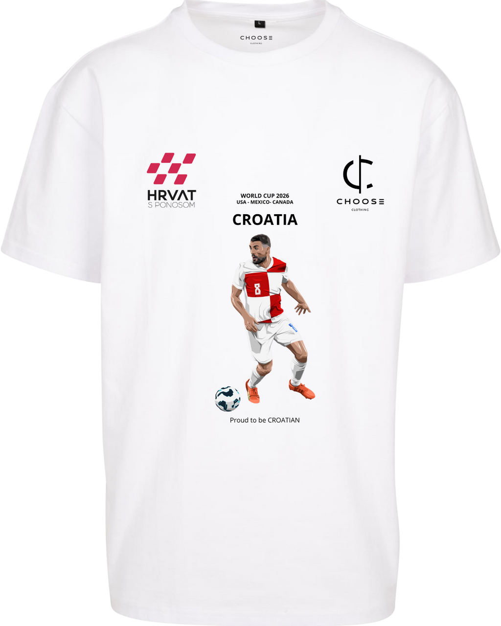 UNISEX MK WORLD CUP  WHITE T-SHIRT