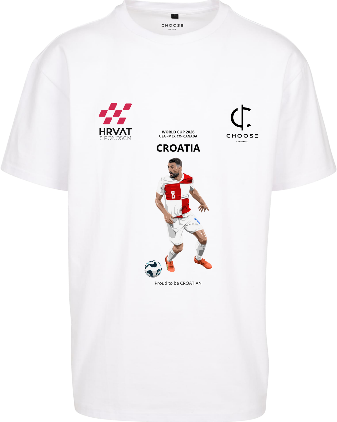 UNISEX MK WORLD CUP  WHITE T-SHIRT