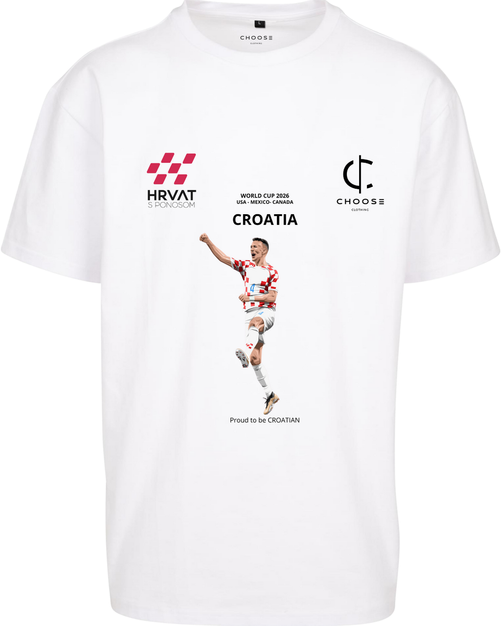 UNISEX IP WORLD CUP  WHITE T-SHIRT