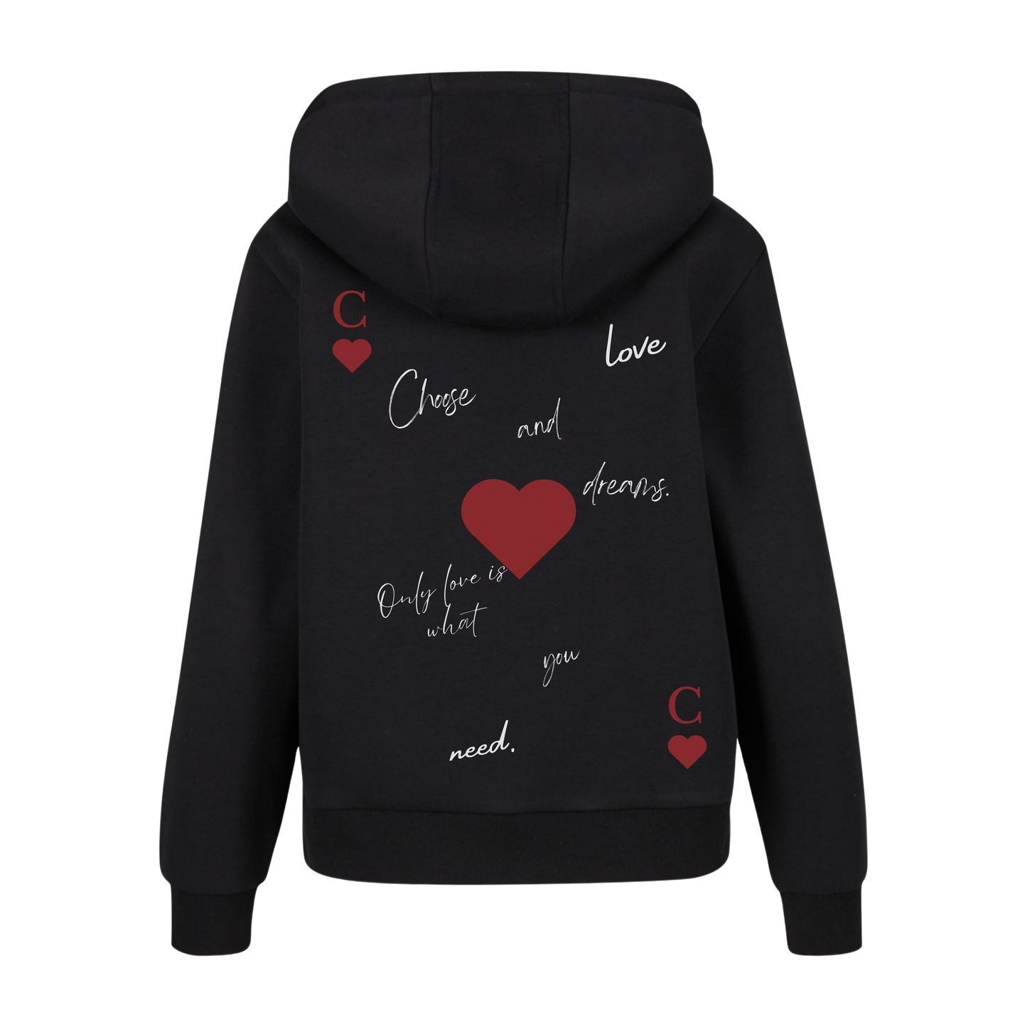 WOMEN HEART HOODIE