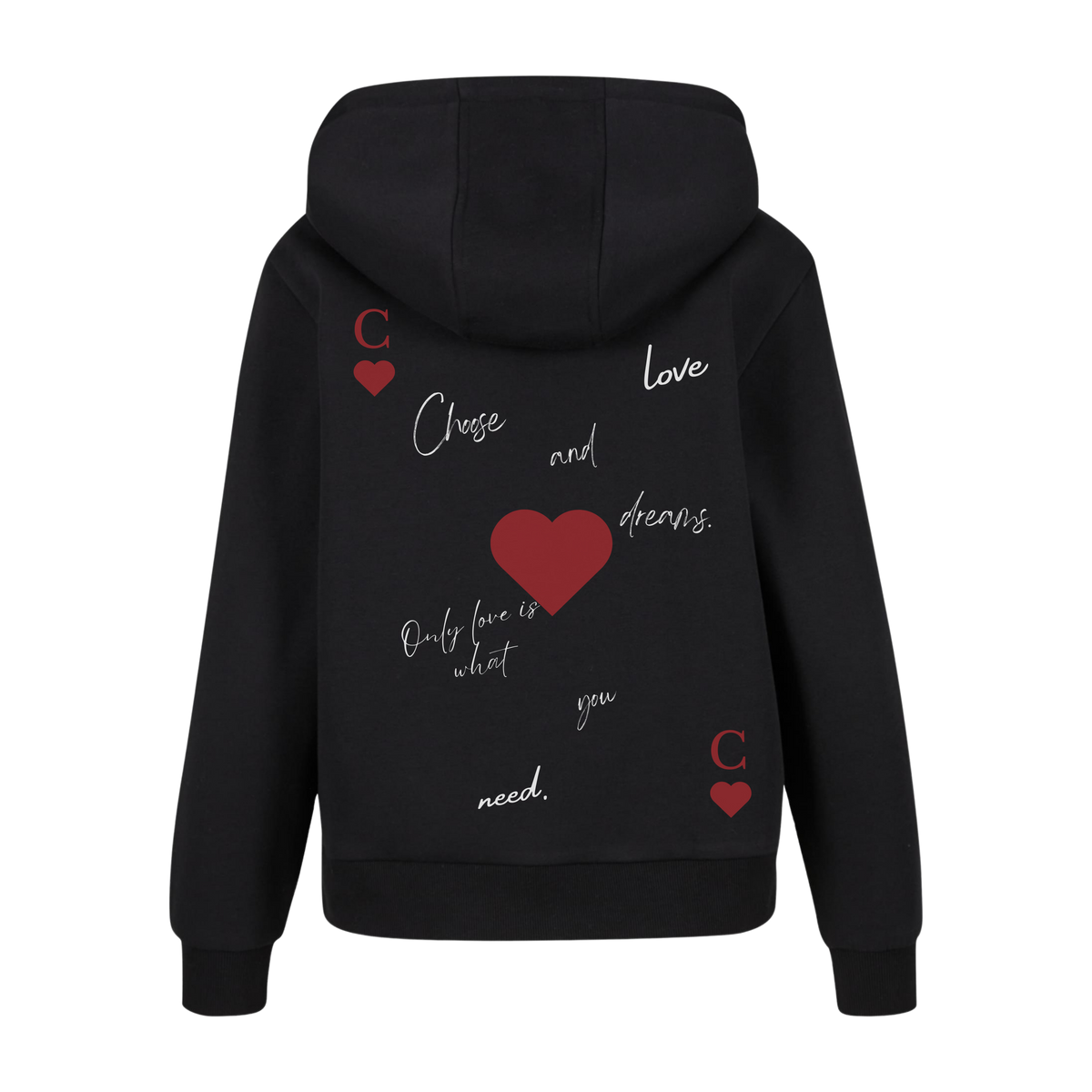 WOMEN HEART HOODIE