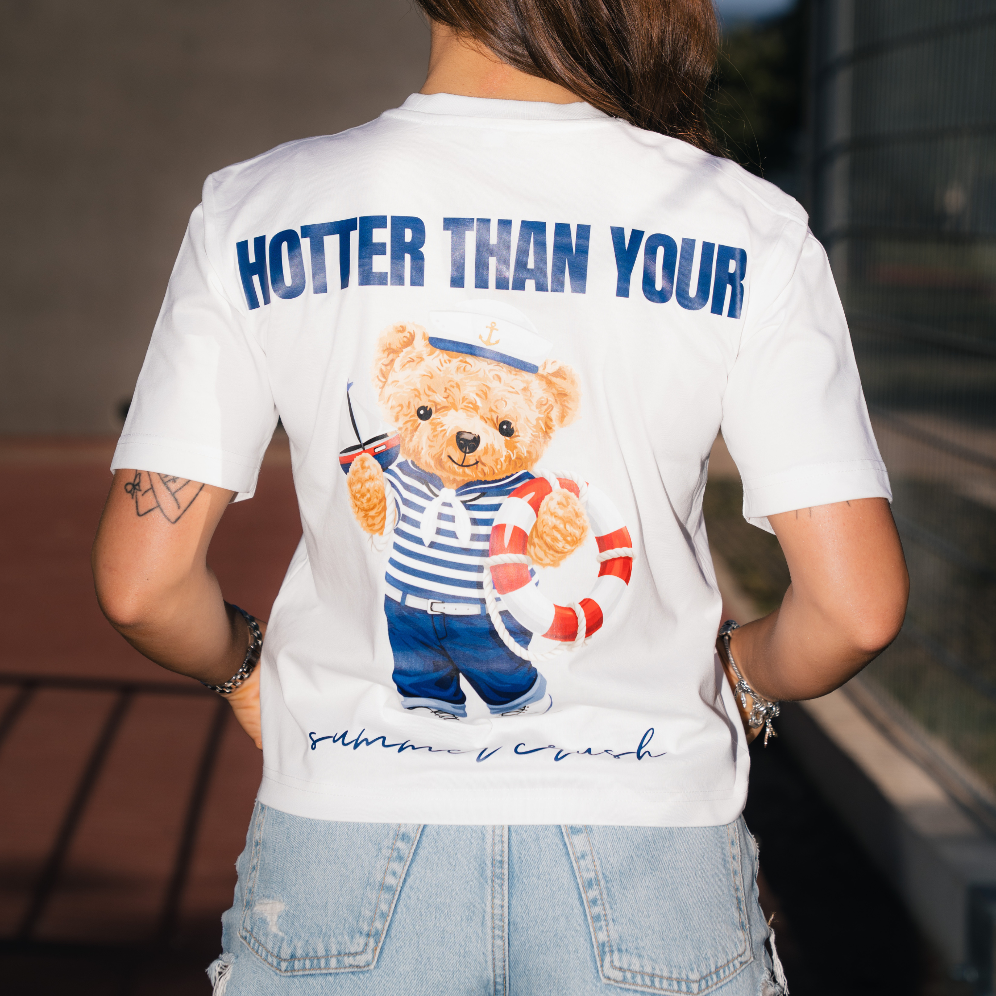 WOMEN SUMMER CROP T-SHIRT