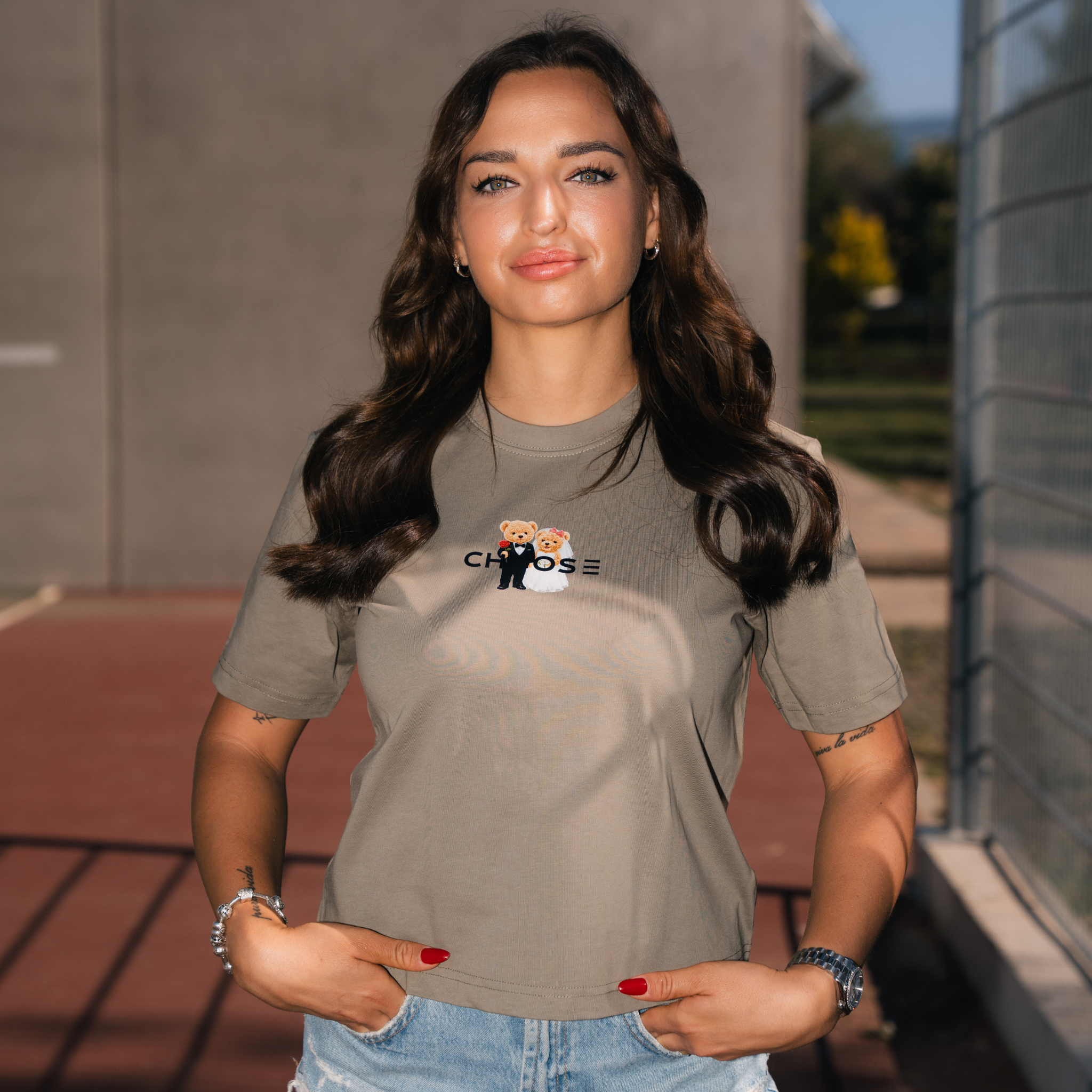 WOMEN KINDNESS CROP T-SHIRT