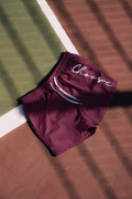 MEN RETRO RED SWIM SHORTS