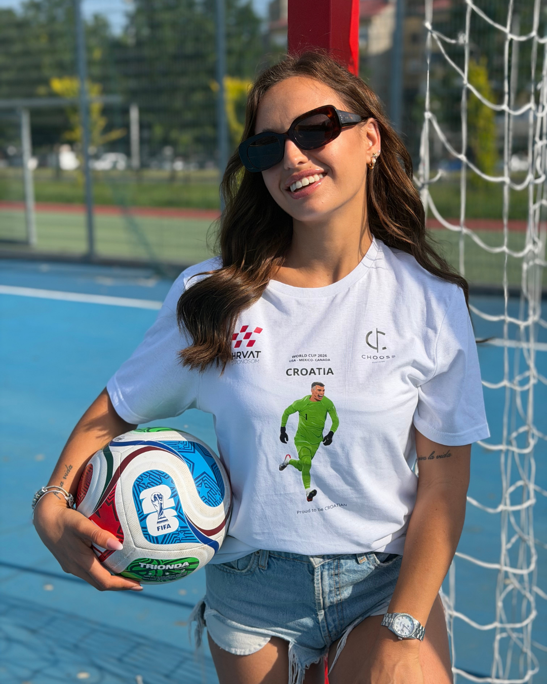 UNISEX DL WORLD CUP  WHITE T-SHIRT