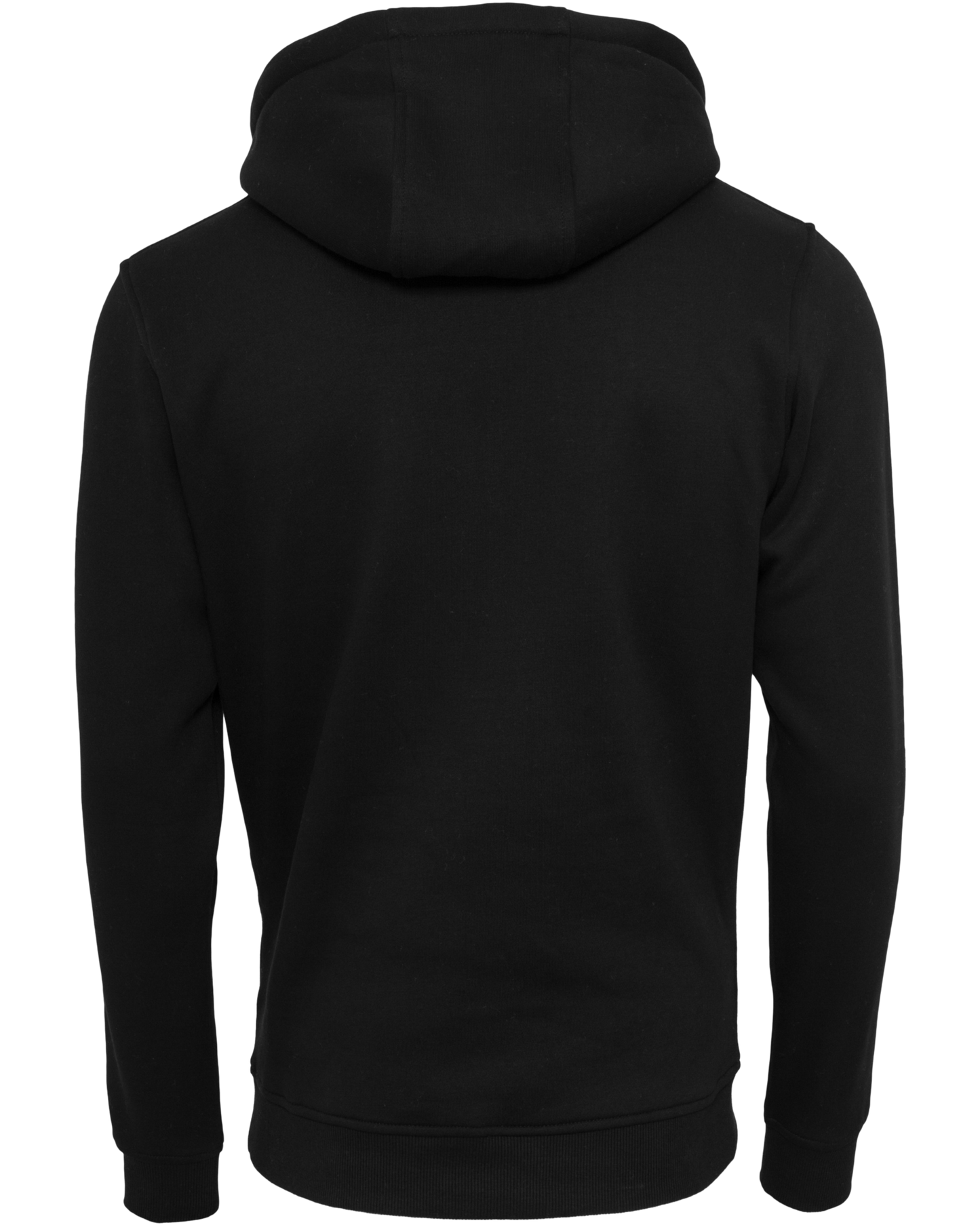 MEN BLACK PLAIN HOODIE