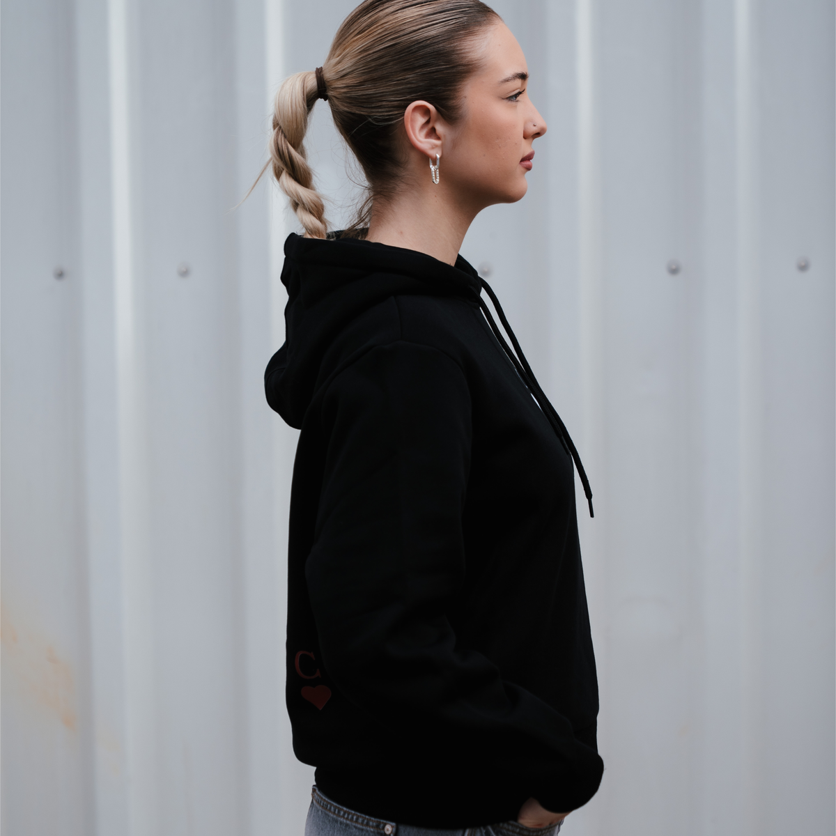WOMEN HEART HOODIE