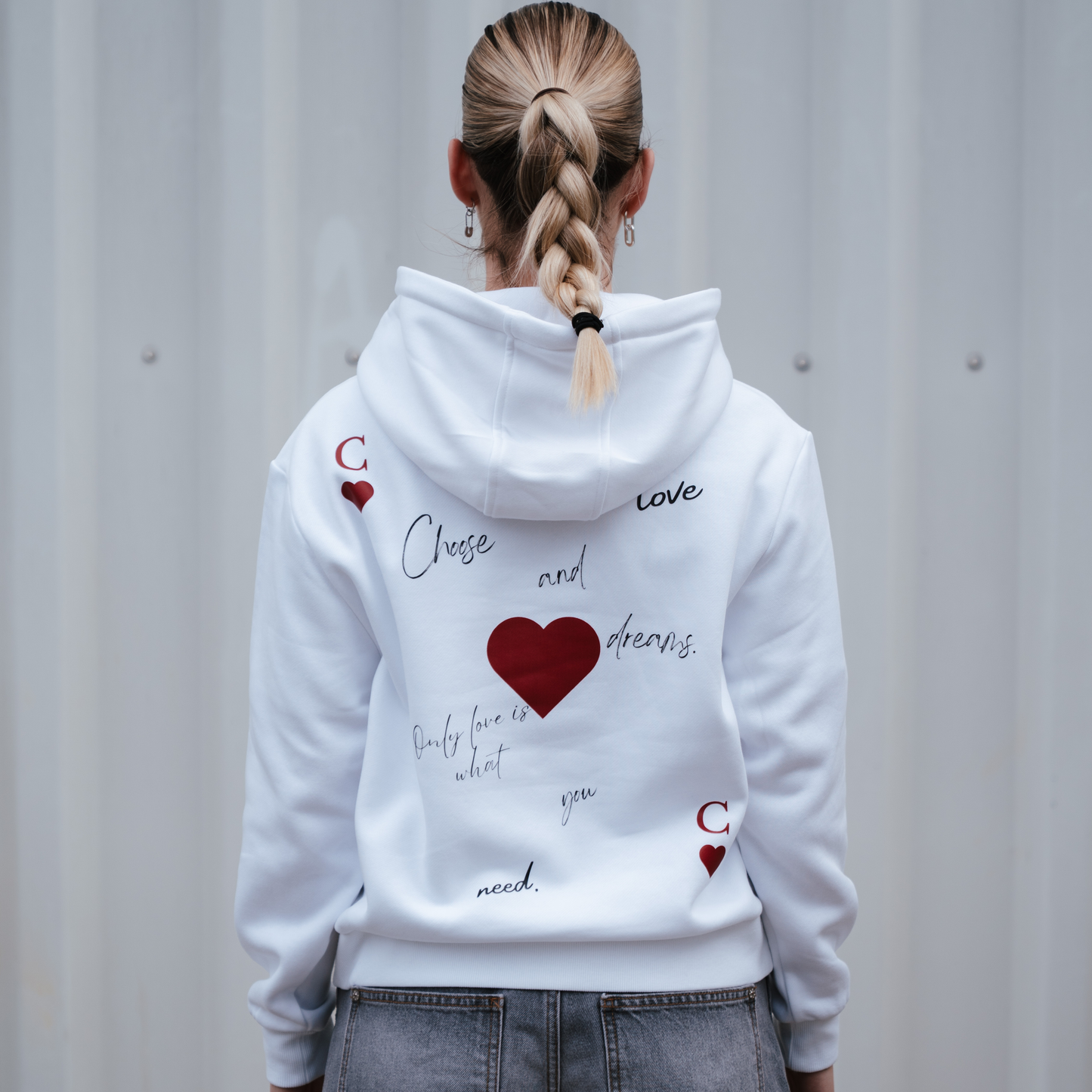 WOMEN HEART HOODIE
