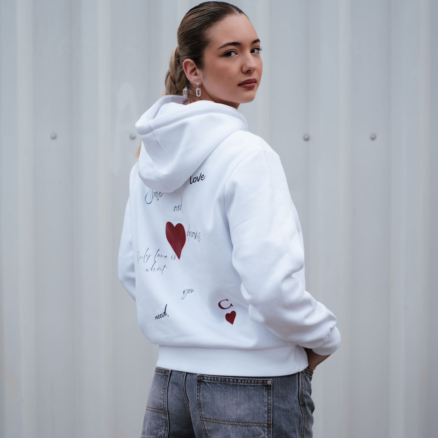 WOMEN HEART HOODIE