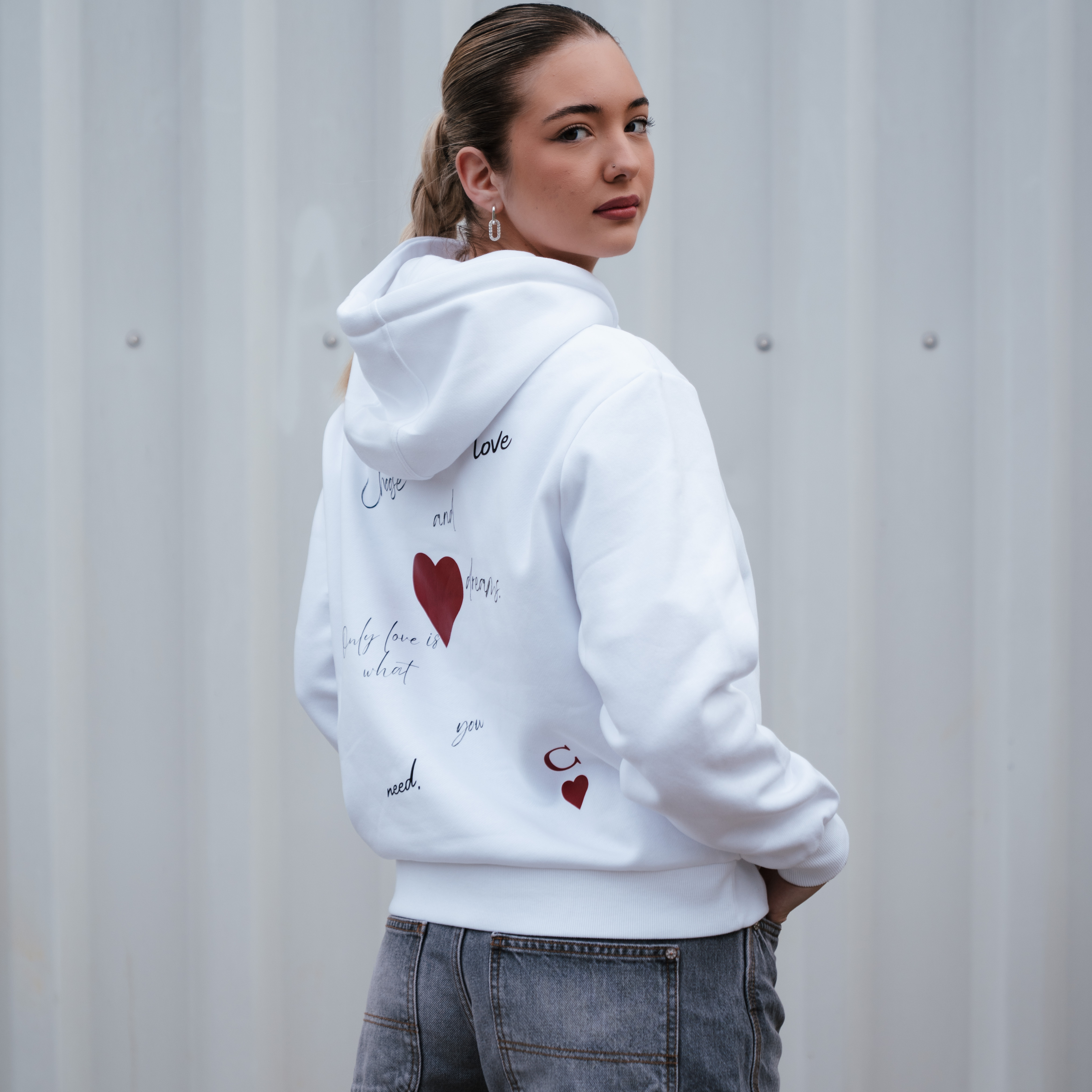 WOMEN HEART HOODIE