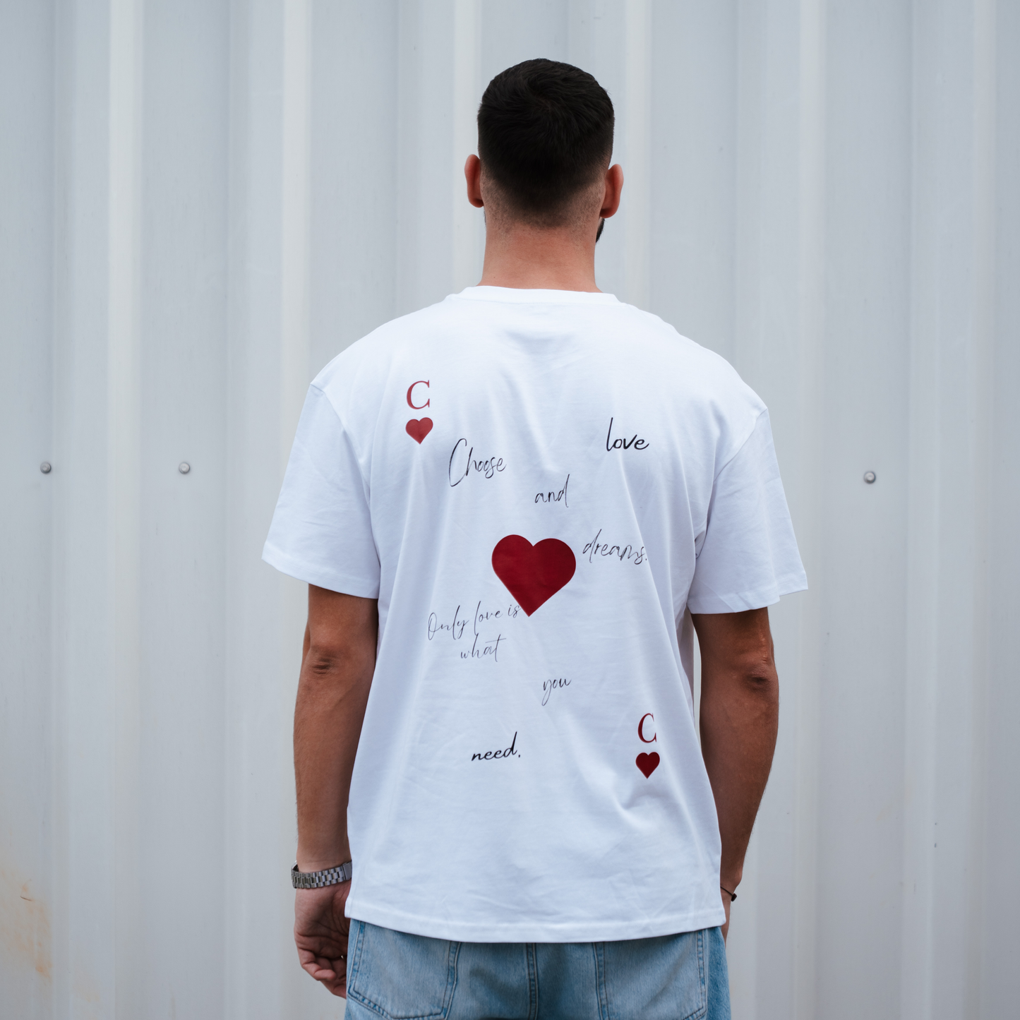 MEN HEART T-SHIRT
